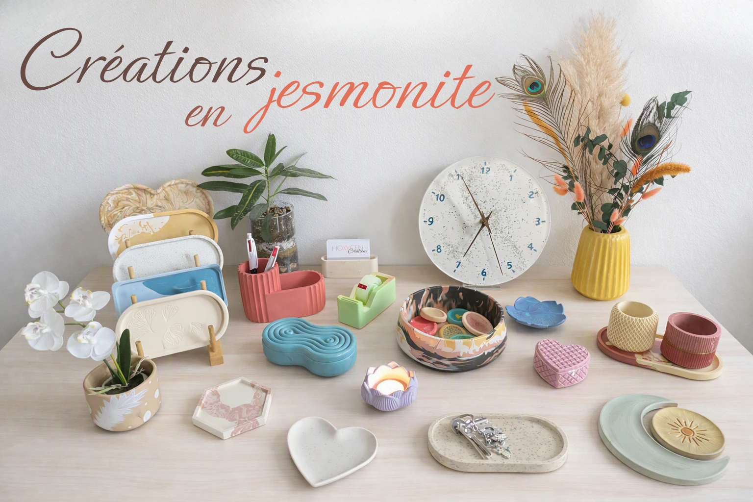 Créations en jesmonite